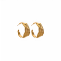 Pendientes dorados Bruma en acero inoxidable oro 18k
