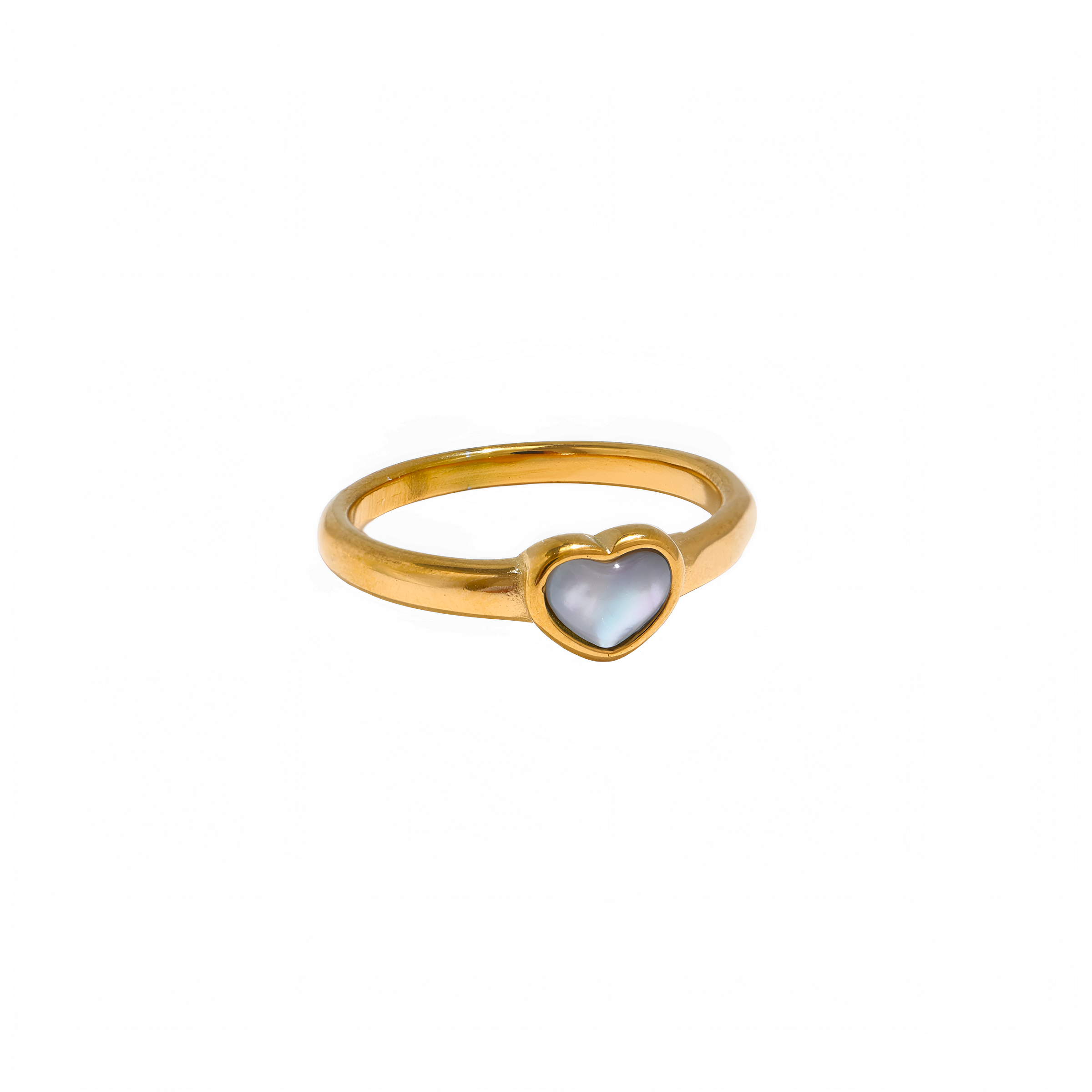 Anillo Latido en acero inoxidable oro 18k