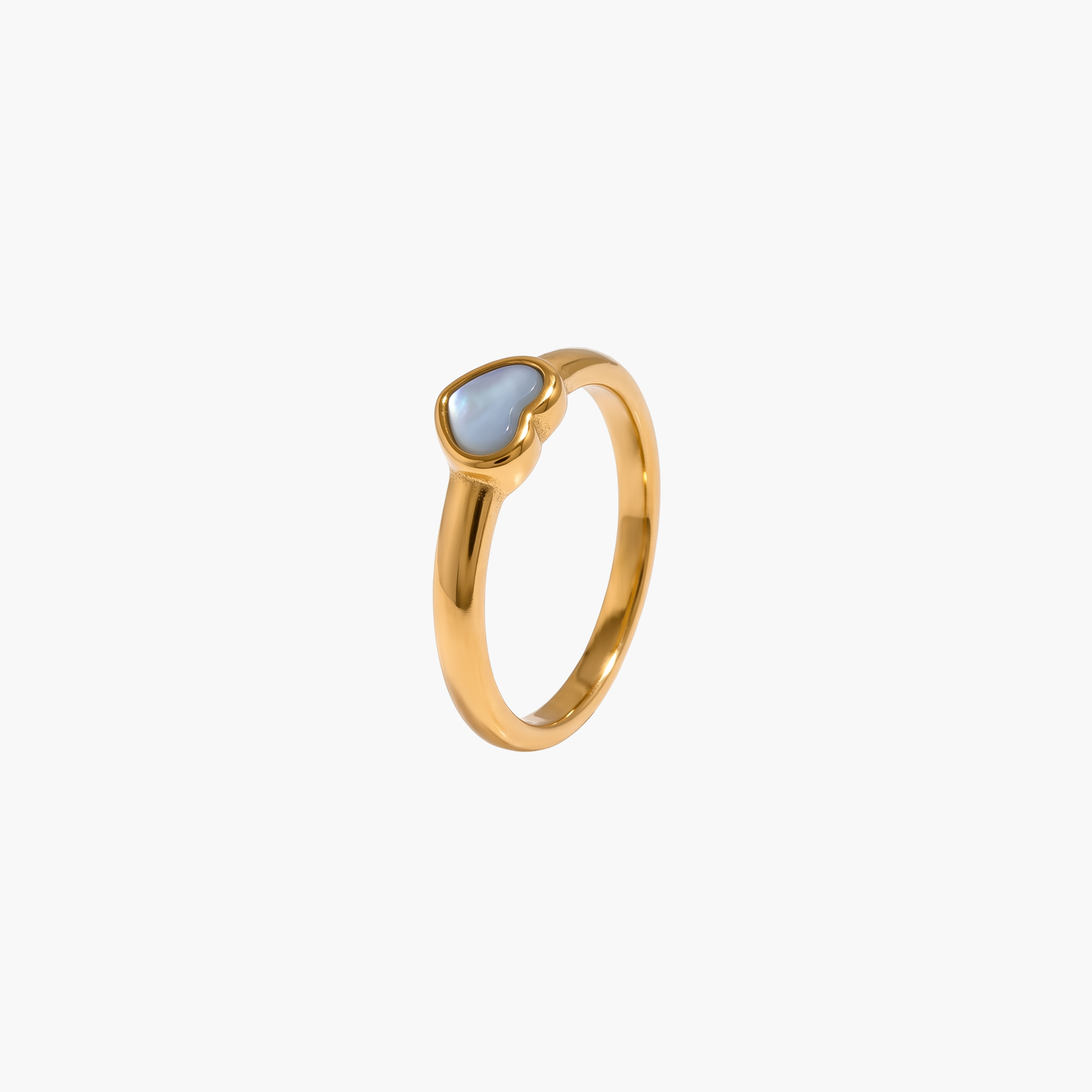 Anillo Latido en acero inoxidable oro 18k