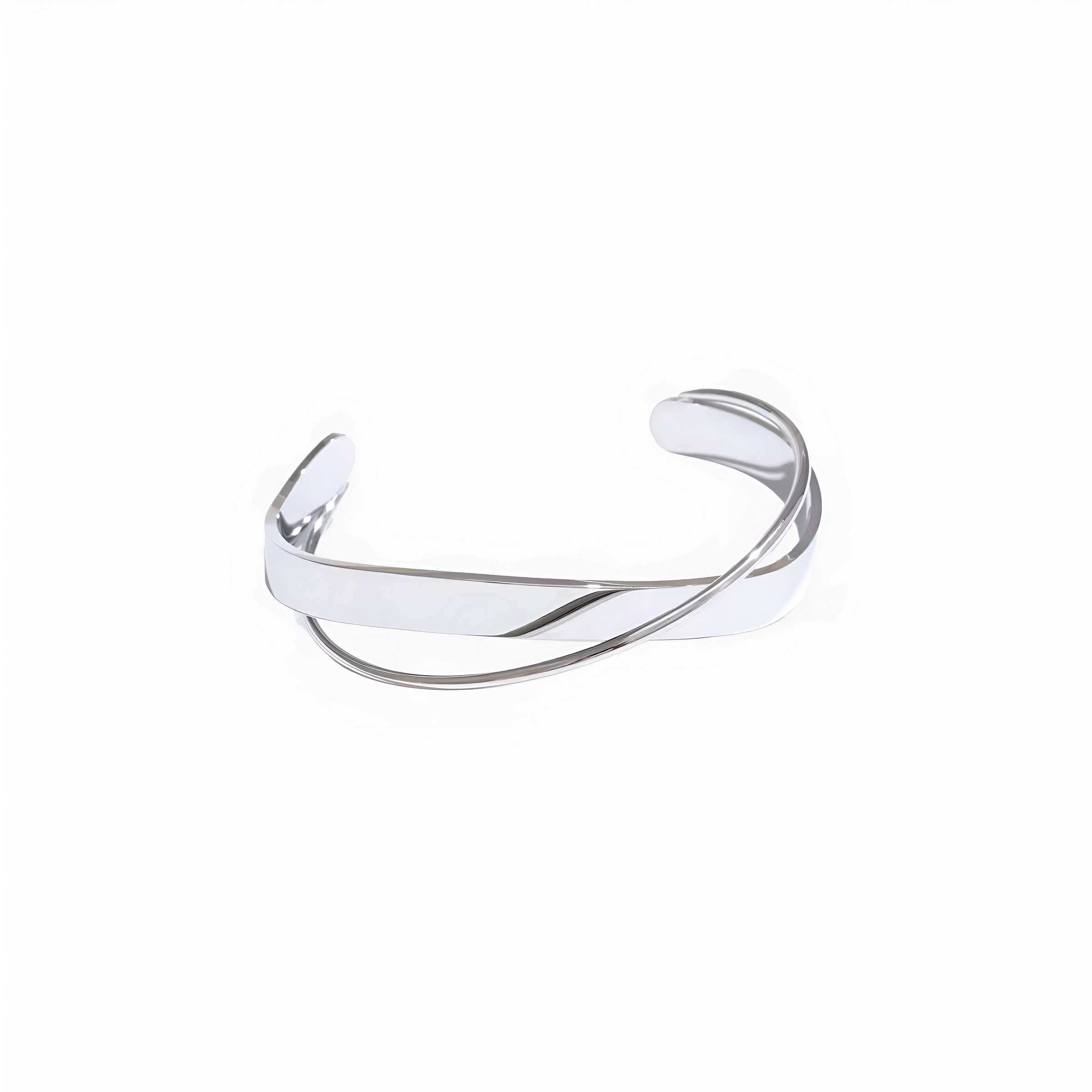 Pulsera dorada Lía rígida ancha en acero inoxidable oro 18k