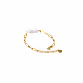 Pulsera dorada Solis en acero inoxidable oro 18k